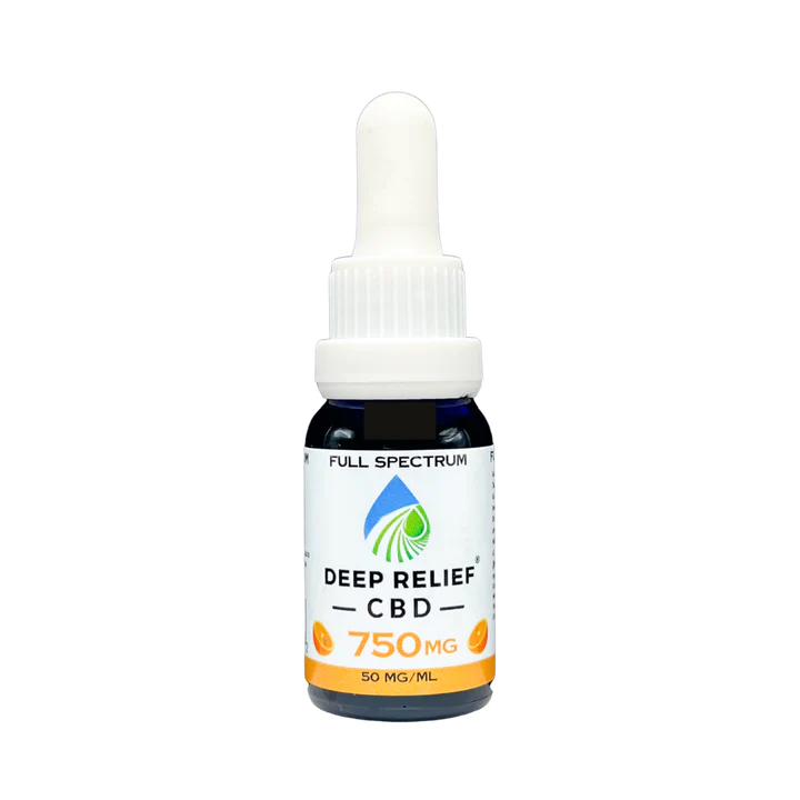 Deep Relief CBD | Full Spectrum CBD Tincture - 750mg / 15ml - Orange