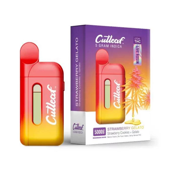Cutleaf | Indica Gelato + Strawberry Cookies CBD THC Live Rosin - 5g
