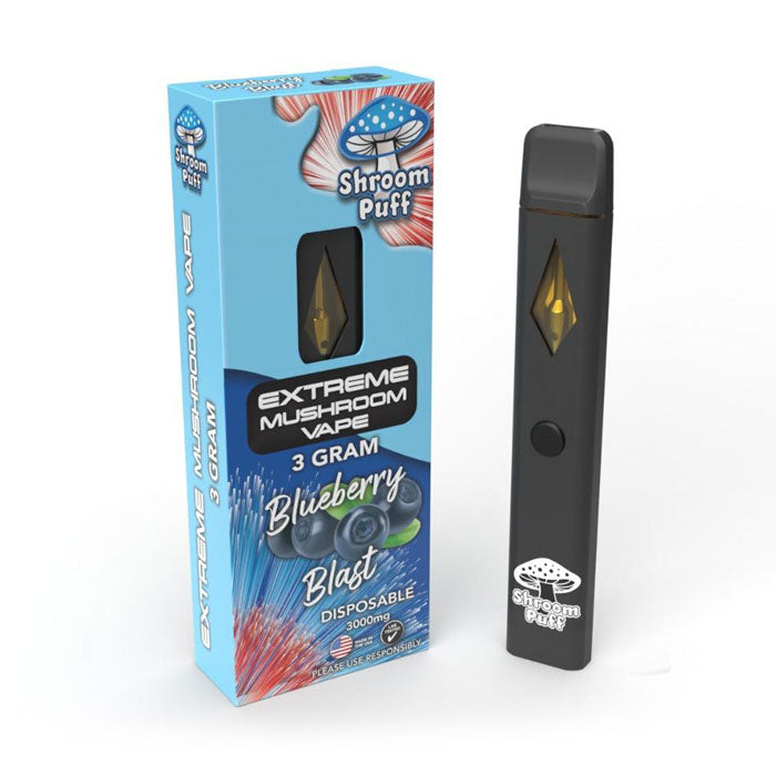 Shroom Puff | Extreme Mushroom Vape 3 grams - 3000mg Blueberry Blast