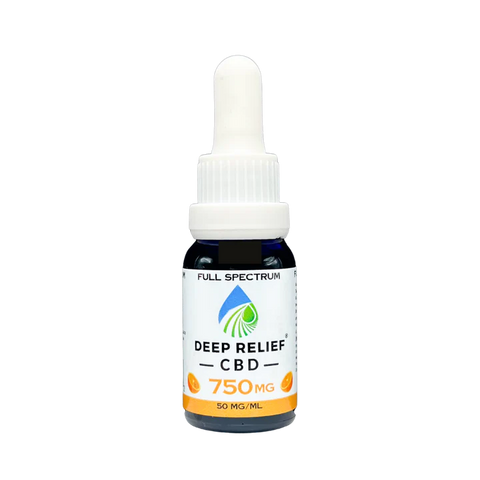 Deep Relief CBD | Full Spectrum CBD Tincture - 750mg / 15ml - Orange