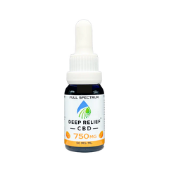 Deep Relief CBD | Full Spectrum CBD Tincture - 750mg / 15ml - Orange