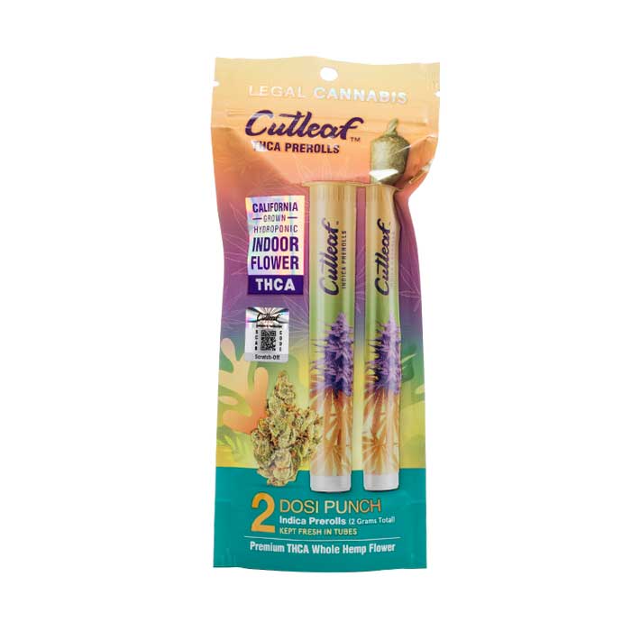 Cutleaf | Dosi Punch OG Indica THC-A Prerolls - 2g / 2 Count