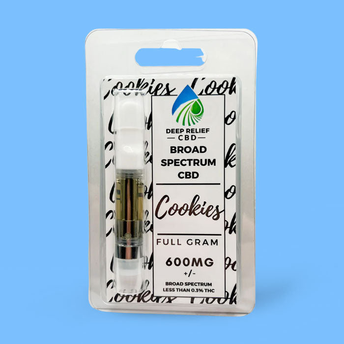 Deep Relief CBD | Cookies Broad Spectrum CBD Cartridge - 1g / 600mg