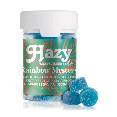 ExtraX | Hazy Rainbow Mystery Delta 8 Live Resin Gummies - 3500mg / 20 Count