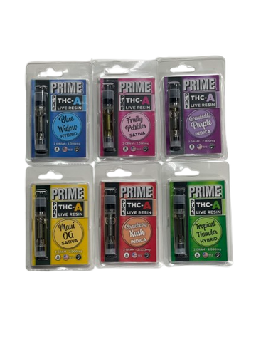 Prime | Pure THC-A Live Resin Cart 2g - Hybrid Tropical Thunder
