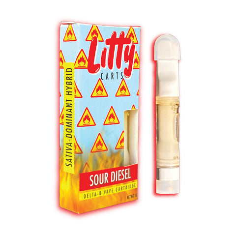 Litty | Sativa Sour Diesel Delta 8 Cartridge - 1g