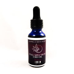 Living Earth Hemp | Relieve Full Spectrum CBD Hemp Oil Tincture - 1250mg / 30ml