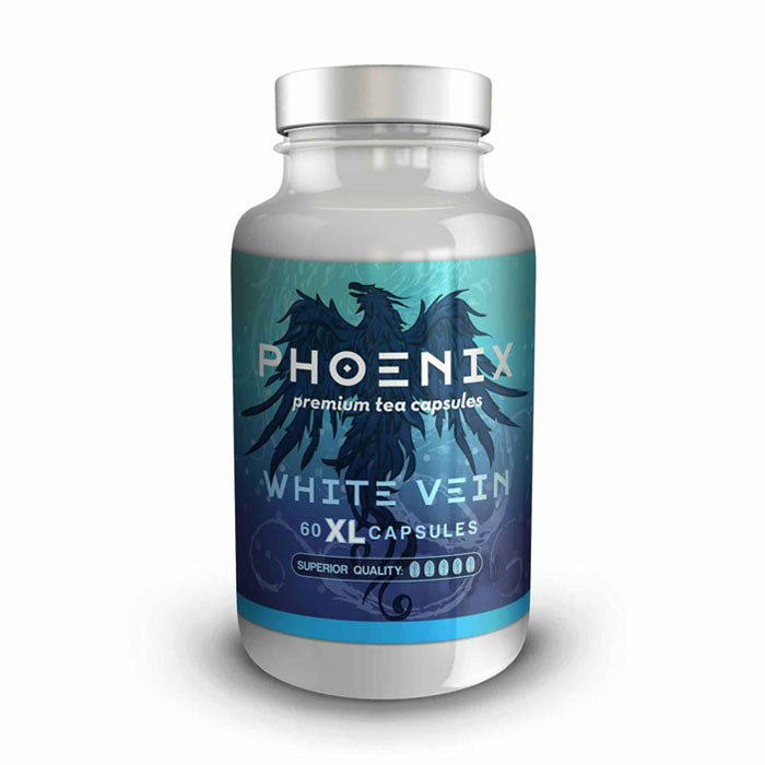 Phoenix | Green Vein Tea Leaf Powder Kratom XL Capsules - 60 Count