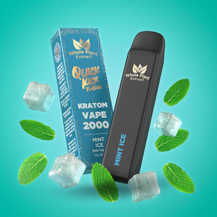 Quick Kick | Kratom Disposable Vape - Mint Ice