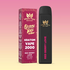 Quick Kick | Kratom Disposable Vape - Red Berry Love