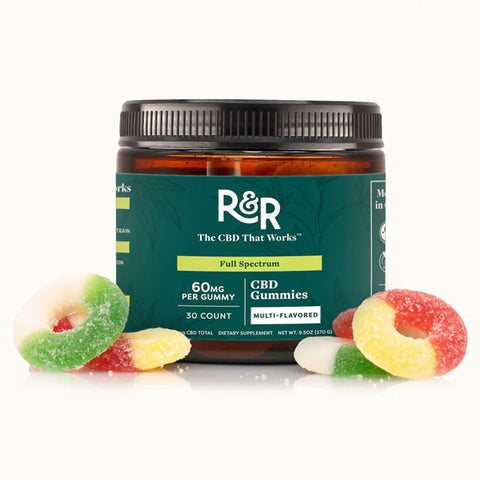 R&R Medicinals | Full Spectrum CBD Gummies - 1800mg CBD / 30 Count