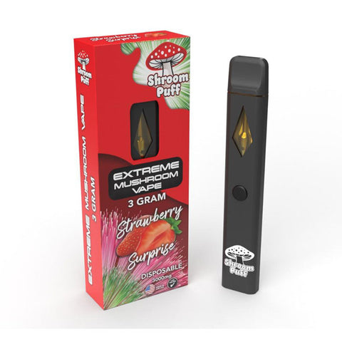 Shroom Puff | Extreme Mushroom Vape 3 grams - 3000mg Strawberry Surprise