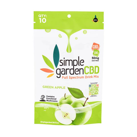 Simple Garden | Full Spec Drink Mix CBD, Green Apple