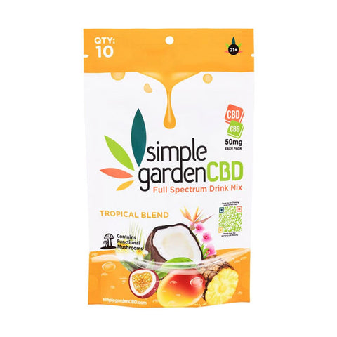 Simple Garden | Full Spec Drink Mix CBD, Tropical Blend