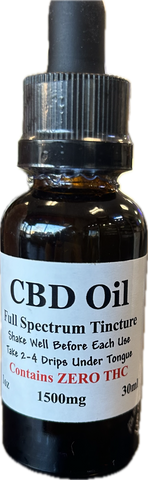 Hella Hempz | CBD Oil Tincture - 1500mg / 30ml