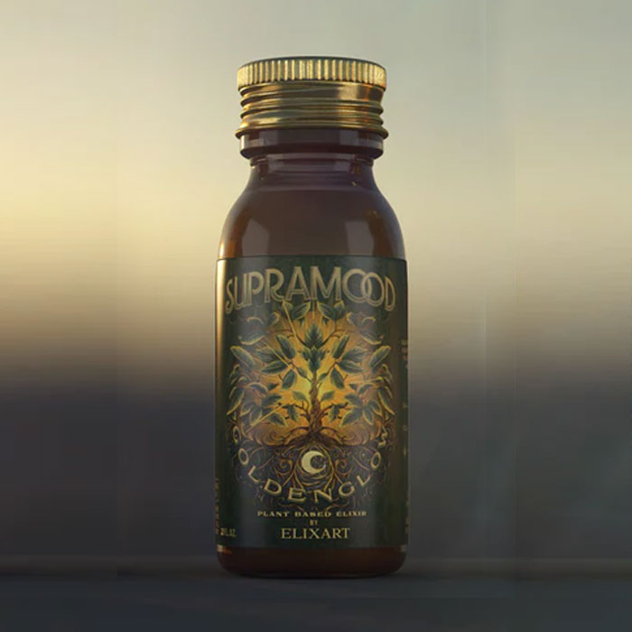 Supramood | Goldenglow Kava Kratom Shot - 2 fl oz