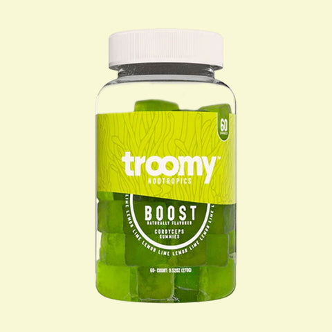 Troomy Nootropics | Boost Gummy, Lemon Lime - 60 count