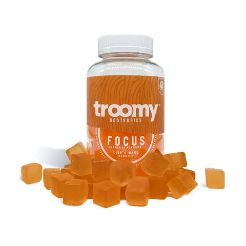 Troomy Nootropics | Focus Gummy, Passionfruit Tangerine - 60 count