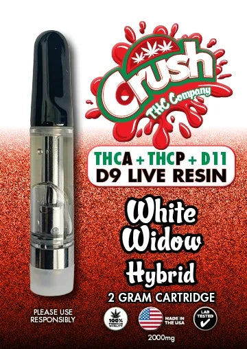 Crush | Hybrid White Widow THCA+THCP+D11 D9 Live Resin - 2g